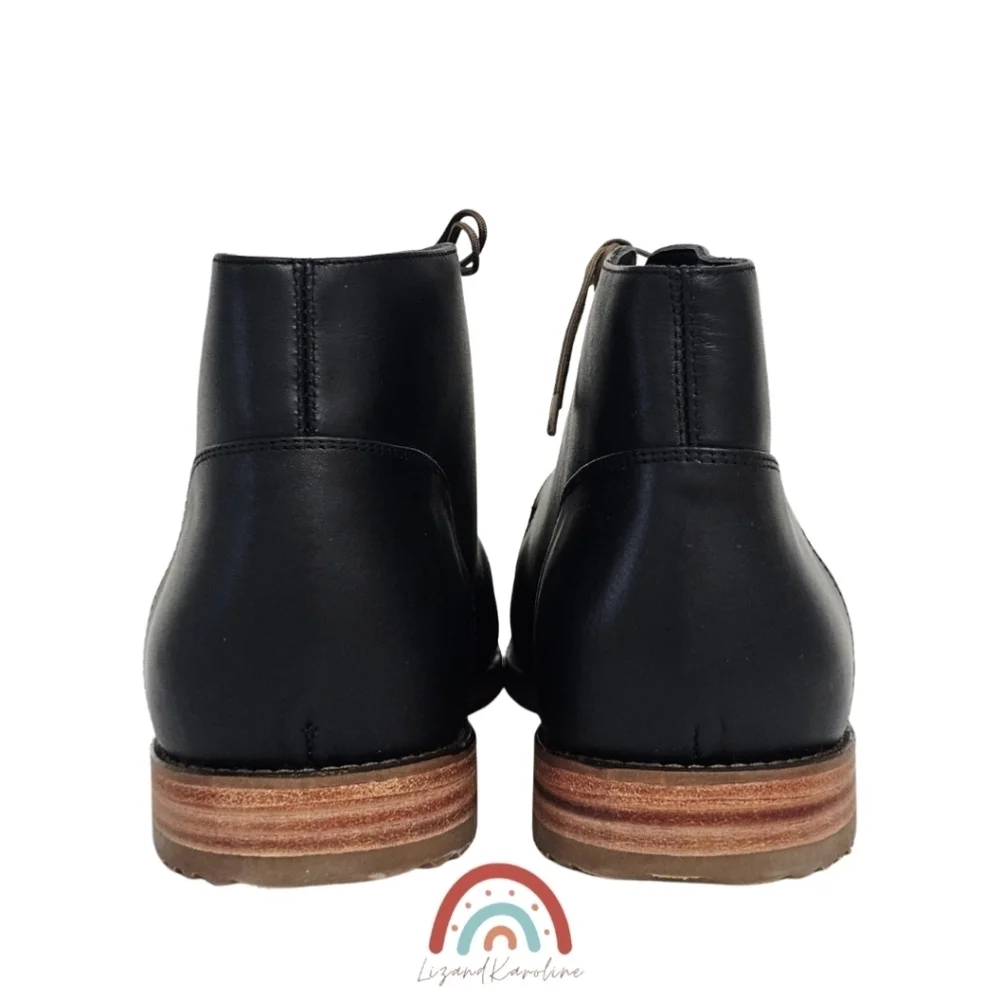 New! Nisolo Everyday Chukka Leather Boot Black